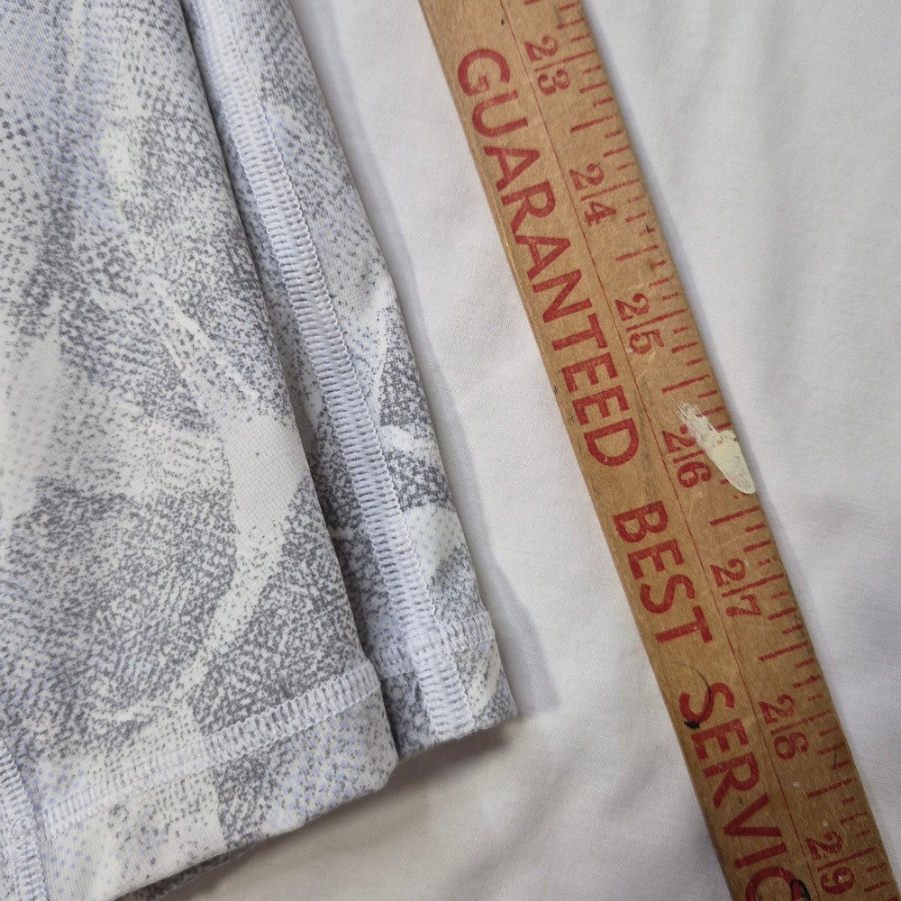 Lululemon Speed Up Tight Womens 8 White Grey Abstract Luxtreme Running Leggings - Picture 11 of 12